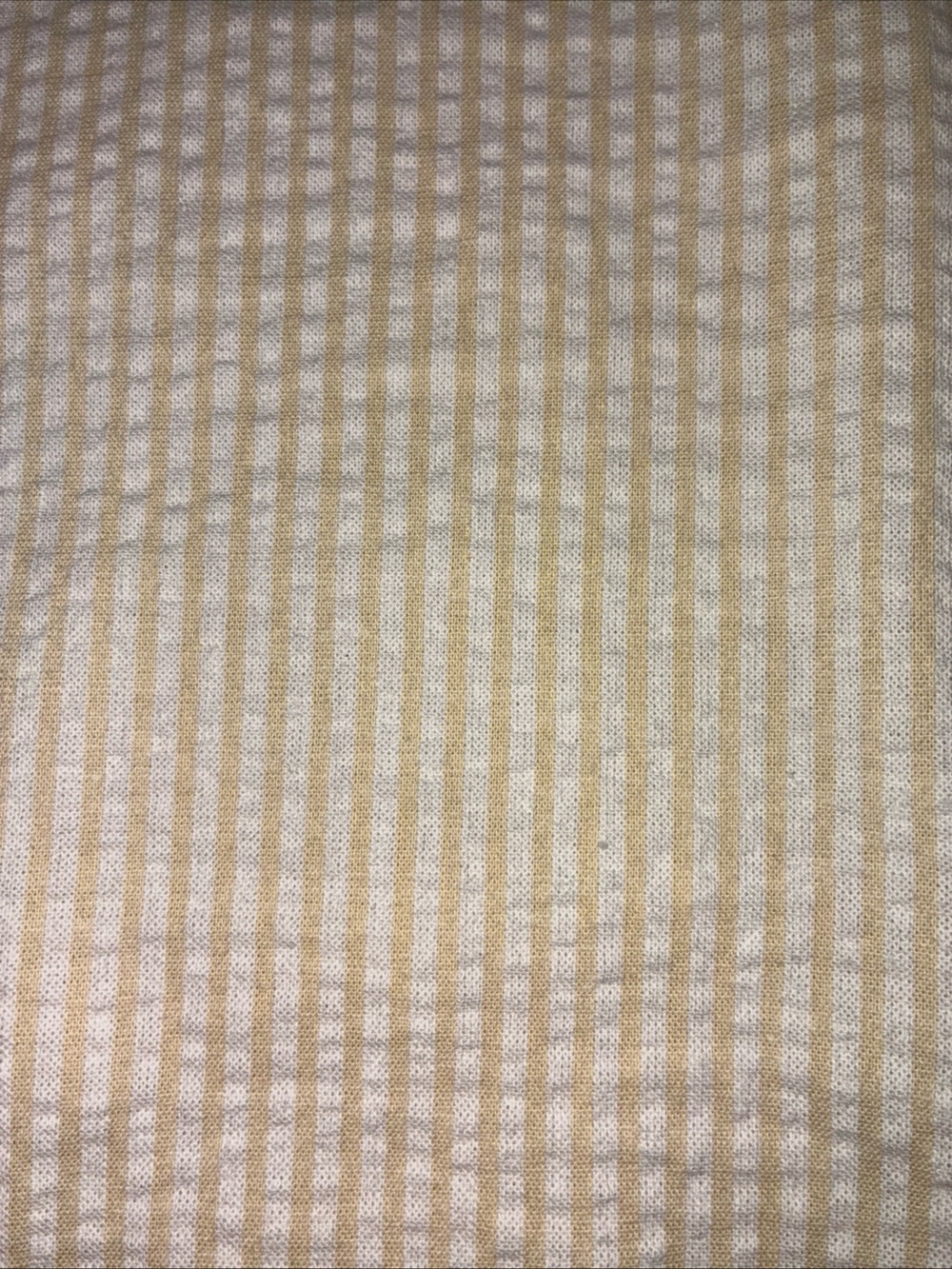Women's yellow and white striped Wide-Leg Textured Pull-On Pants - Picture 9 of 9